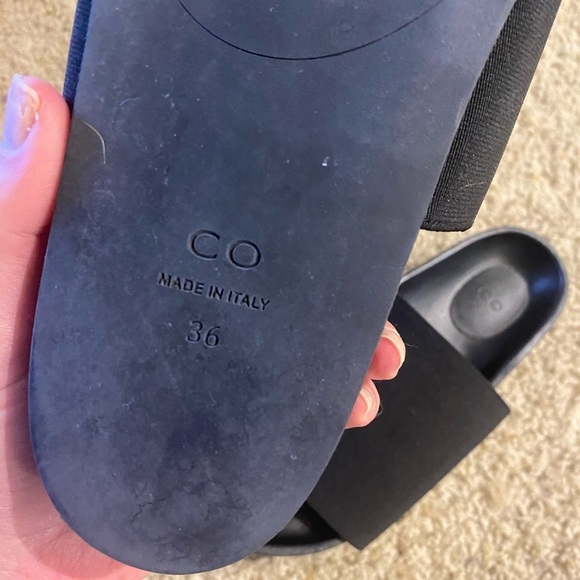 C O Women’s Platform Slides in Black Size 36 Slip On Sandals - Picture 7 of 8